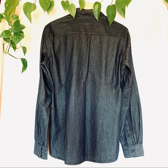 SOLD 🛑 Dark Denim Shirt - Picture 2 of 5